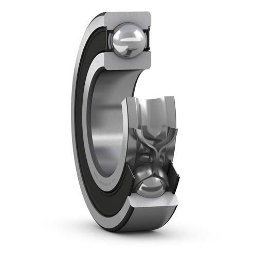 SKF_deep_grove_ball_bearing_with_RS1_seal_on_both_side_steel_cage